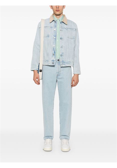 Giacca denim La Vest Jean Délavée in celeste Drole de monsieur - uomo DROLE DE MONSIEUR | PERMJT256CO123LBE